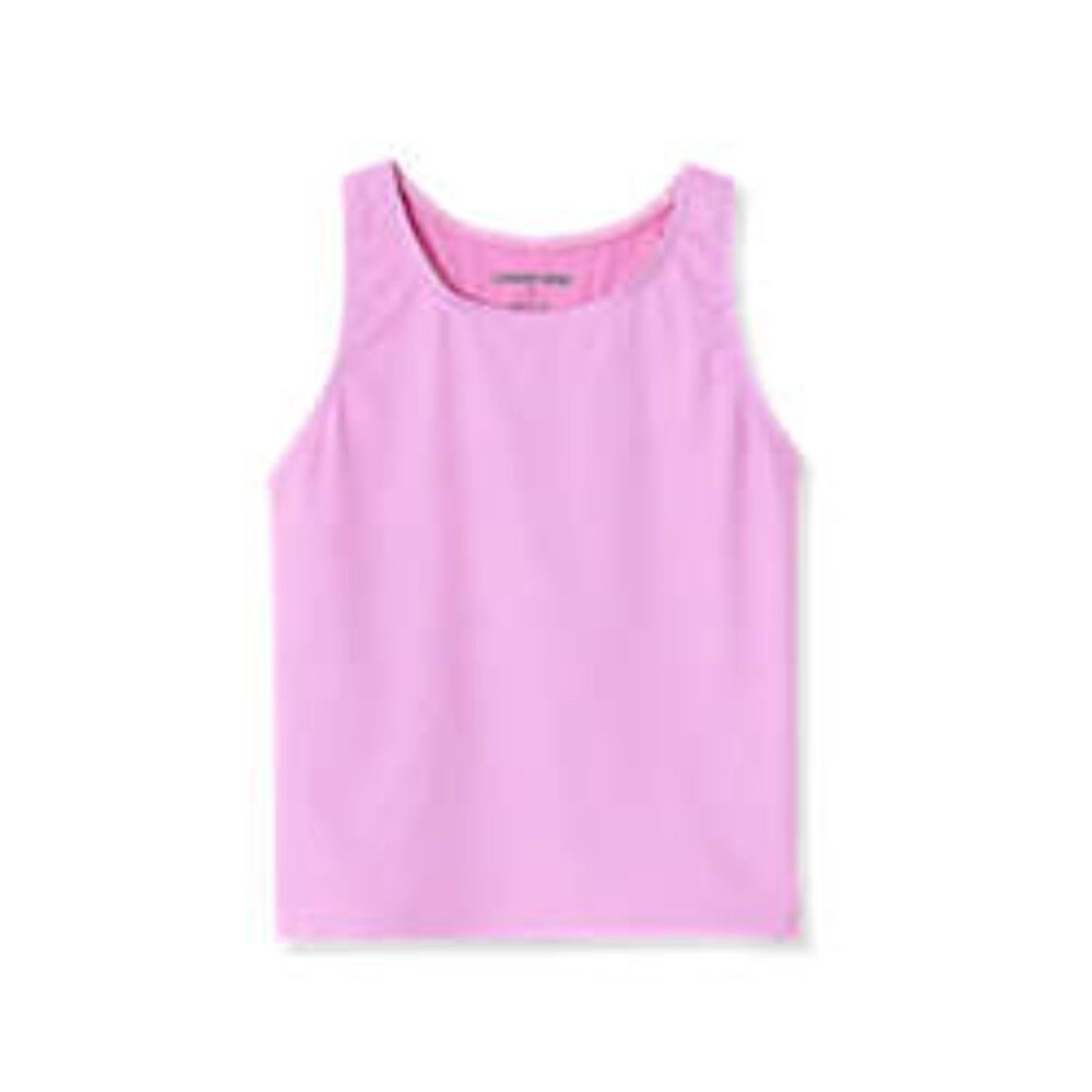 Lands' End Kids Girls XL Tankini Top Racerback Swim Pink Rose 14-16 NEW